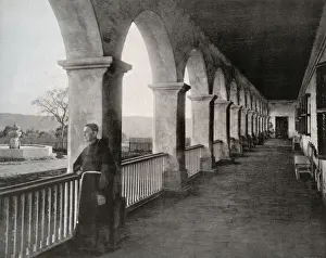 Cloisters Prints: Santa Barbara Mission, California, USA