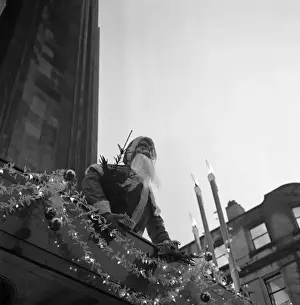Santa Claus building decorations