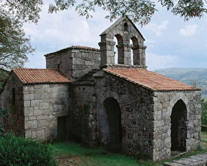 Santa Comba de Bande. Visigoth temple dating from the sevent Santa Comba de Bande. Visigoth temple dating from the sevent