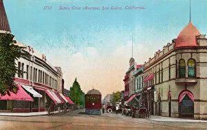 Cruz Collection: Santa Cruz Avenue, Los Gatos, Santa Clara, California, USA