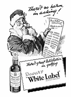 Santa in Dewars White Label advert