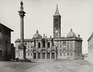 Maggiore Prints: Santa Maria Maggiore, church in Rome, Italy