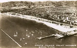 Santa Monica Yacht Harbour, California, USA