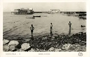 Valencian Prints: Santa Pola, Spain - The Mermaid Baths (Banos La Sirena)