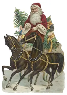Santa on Sleigh