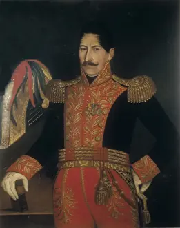 Colombian Prints: SANTANDER, Francisco de Paula (1792-1840). Colombian