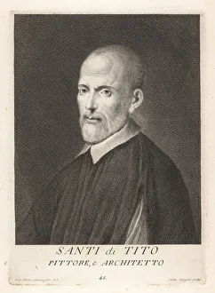 Influential Prints: Santi di Tito, Italian Counter-Mannerist painter, 1536-1603