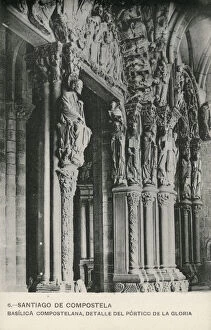 Compostela Collection: Santiago de Compostela - Basilica - Portico de la Gloria