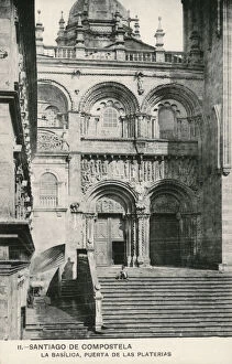 Images Dated 17th October 2019: Santiago de Compostela - Basilica, Puerta de las Platerias