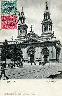 Stamps Collection: Santiago Metropolitan Cathedral, Santiago, Chile