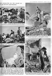 Refugees Prints: Santorini earthquake reportage, 1956