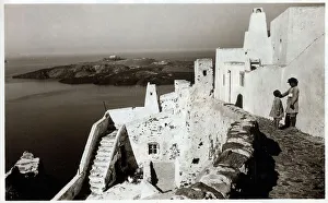 Whitewashed Prints: Santorini, Greece