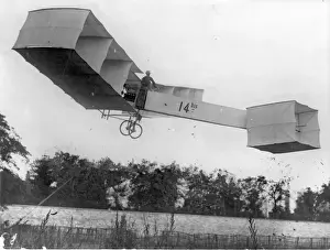 Santos-Dumont 14bis first flight in Europe 1906