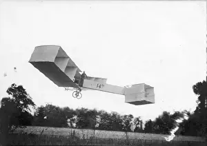 Santos-Dumont 14bis first flight in Europe 1906