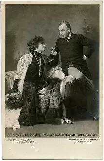 Constant Gallery: Sarah Bernhardt with Beno Constant Coquelin