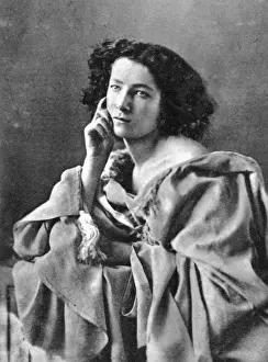 Fame Prints: Sarah Bernhardt - French Actress