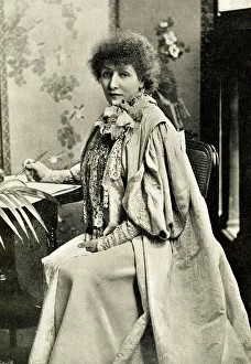 Sarah Bernhardt, French actress
