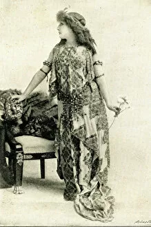 Sarah Gallery: Sarah Bernhardt, French actress, as Cleopatra