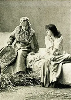 Sarah Bernhardt, French actress, as Pauline Blanchard