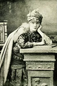 Sarah Gallery: Sarah Bernhardt, French actress, as Theodora
