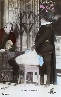Sarah Bernhardt in Les Bouffons (The Clowns)