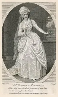 Kemble Prints: Sarah Siddons - Isabella