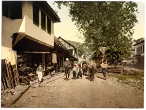 Sarajevo Prints: Sarajcvo (i. e. Sarajevo), Turkenviertal, Bosnia, Austro-Hun