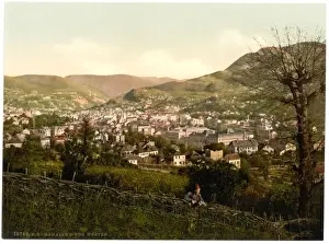 Sarajevo Prints: Sarajcvo (i. e. Sarajevo), from the west, Bosnia, Austro-Hun