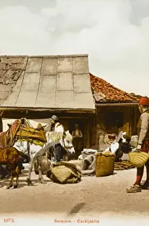 Merchants Prints: Sarajevo, Bosnia Herzegovina - Grain Market