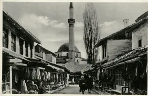 Minaret Prints: Sarajevo, Bosnia Herzegovina - Trgovke St in the Bascarsija