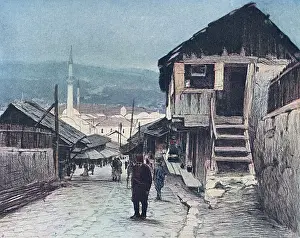 Sarajevo Prints: Sarajevo / Street Scene