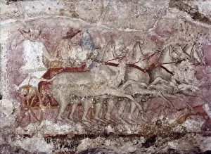 Sarcophagus of the Amazons. 350 -325 BC. Detail