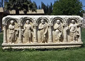 Sarcophagus depicting Greek Muses. Aphrodisias. Turkey