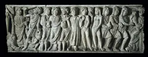 Mares Prints: Front of the sarcophagus of Layos with a depiction
