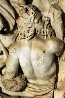 Antiquiy Collection: Sarcophagus, marble. Tel Turmus. Roman period. 3rd century A