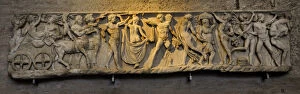 Followers Gallery: Sarcophagus. Modern work after 2nd century AD originals. Mar