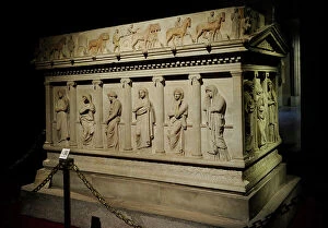 Shaft Collection: Sarcophagus of mourning women. 4th century BC. From Royal Ne