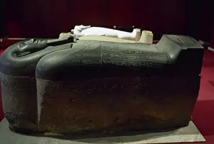 Coffin Prints: Sarcophagus of Tabnit. Egyptian king of Sidon. Egypt