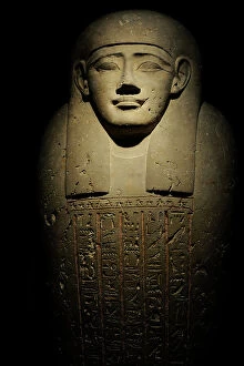 Hieroglyph Collection: Sarcophagus of Thut-nakht. C. 200 B. C. Ptolemaic Egypt. Carl