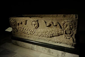 Funerary Collection: Sarcophagus tub. 2nd century AD. From Sidon (Lebanon)
