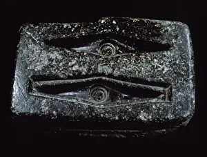 Cagliari Prints: Sardinia. Nuragic civilization. Matrix used in the fusion of