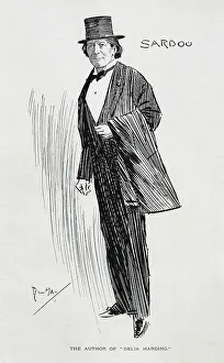 Sardou Prints: Sardou, The author of Delia Harding by Phil May