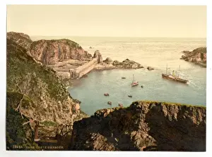 Creux Prints: Sark, Creux Harbor, Channel Islands, England