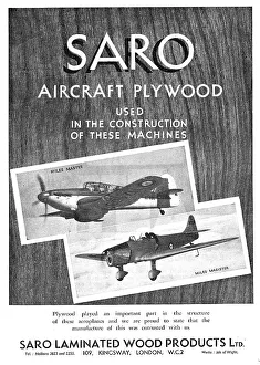 Saro Prints: SARO Laminated Wood Products For Aircraft