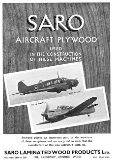 Saro Prints: SARO Laminated Wood Products For Aircraft