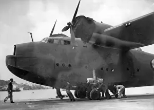 Saro S36 Lerwick on Columbine apron late 1939