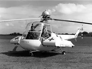 Saro Prints: Saro Skeeter 6 G-AMTZ shown at the 1957 SBAC show