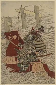 Sasaki no Takatsuna at the Battle of Uji River