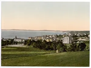 Rugen Prints: Sassnitz, from the Schwedenstrasse, Isle of Rugen, Germany