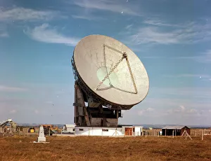 Satellite Prints: Satellite Communication Earth Station, Goonhilly, The Lizard